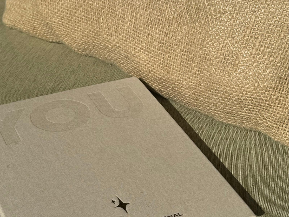 The Well-Being Journal on linen