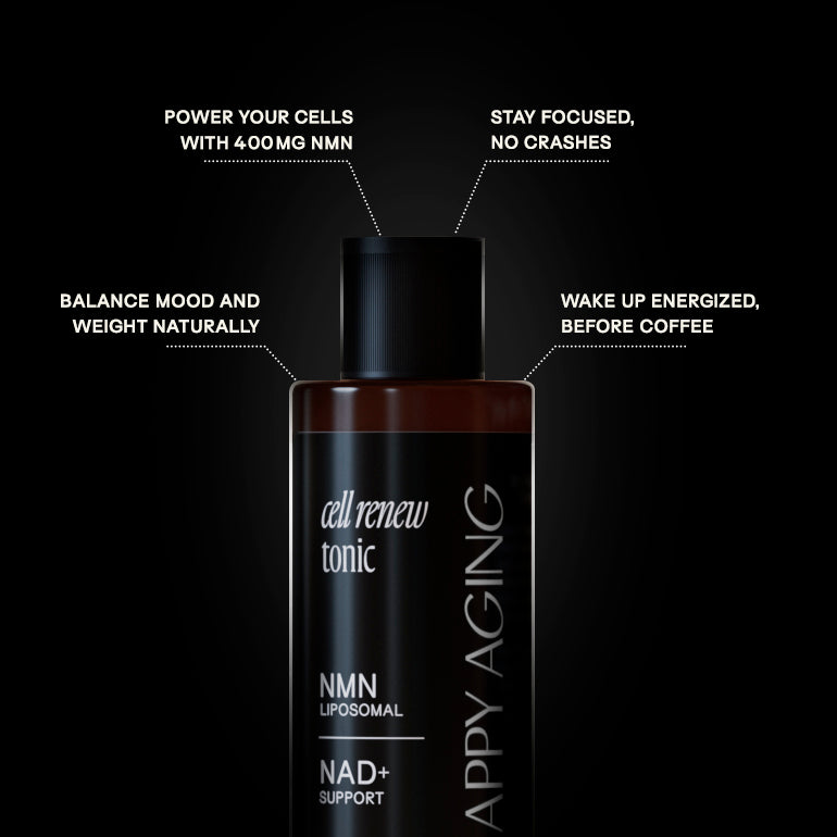 Happy Aging Liposomal NMN Cell Renew Tonic Benefits