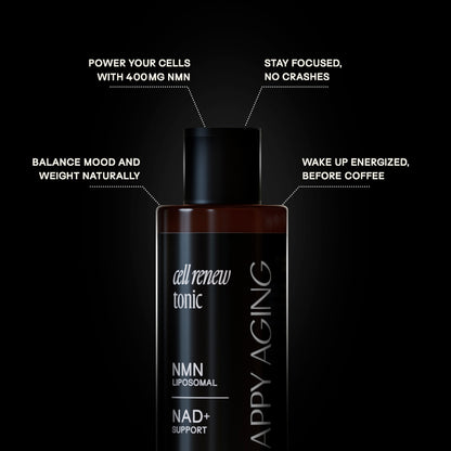 Happy Aging Liposomal NMN Cell Renew Tonic Benefits