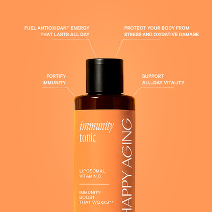 Happy Aging Liposomal Vitamin C Immunity Tonic Benefits
