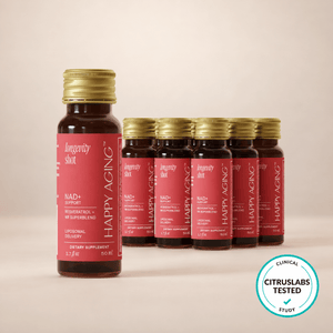NAD+ Longevity Shot bottles