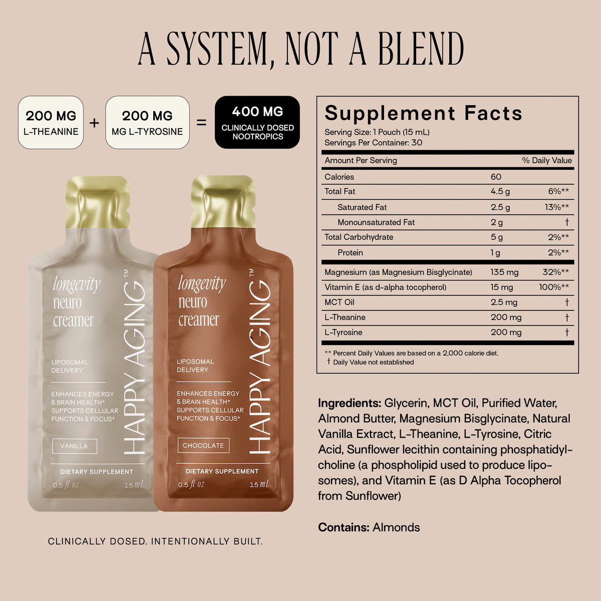 Neuro Creamer Longevity Supplement