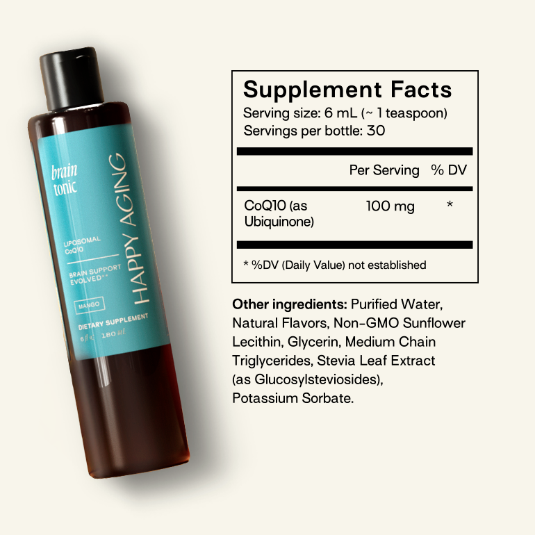 Liposomal CoQ10 Liquid Supplement