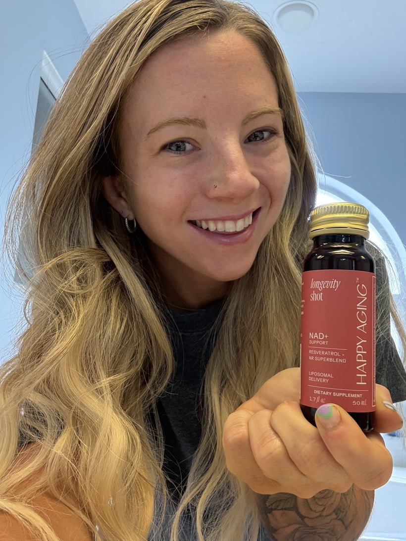 Ashley T. — verified Happy Aging Longevity Shot customer