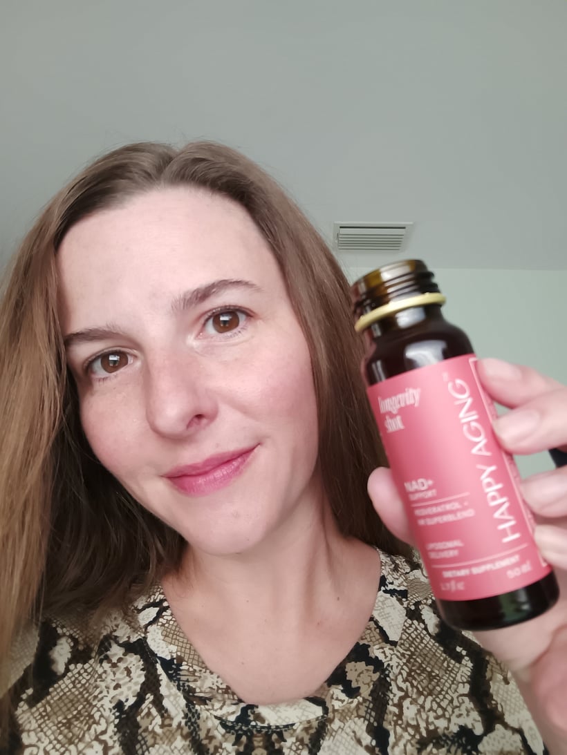 Fabiola W.. — verified Happy Aging Longevity Shot customer
