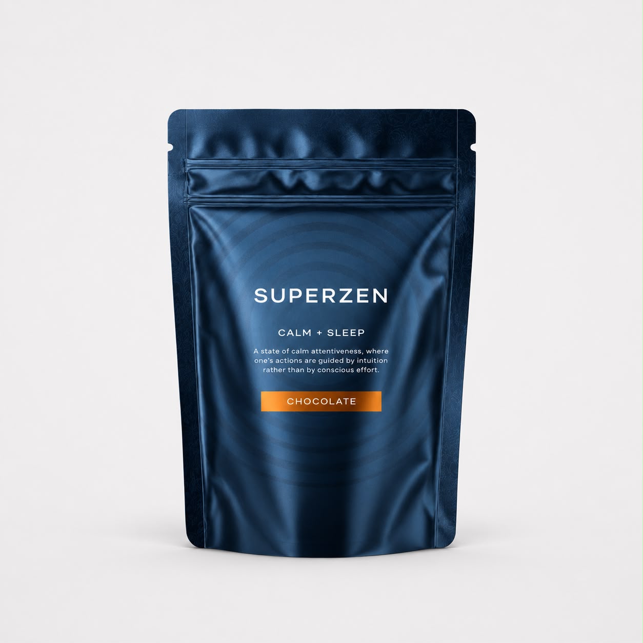 Superzen Calm + Sleep Chocolate pouch